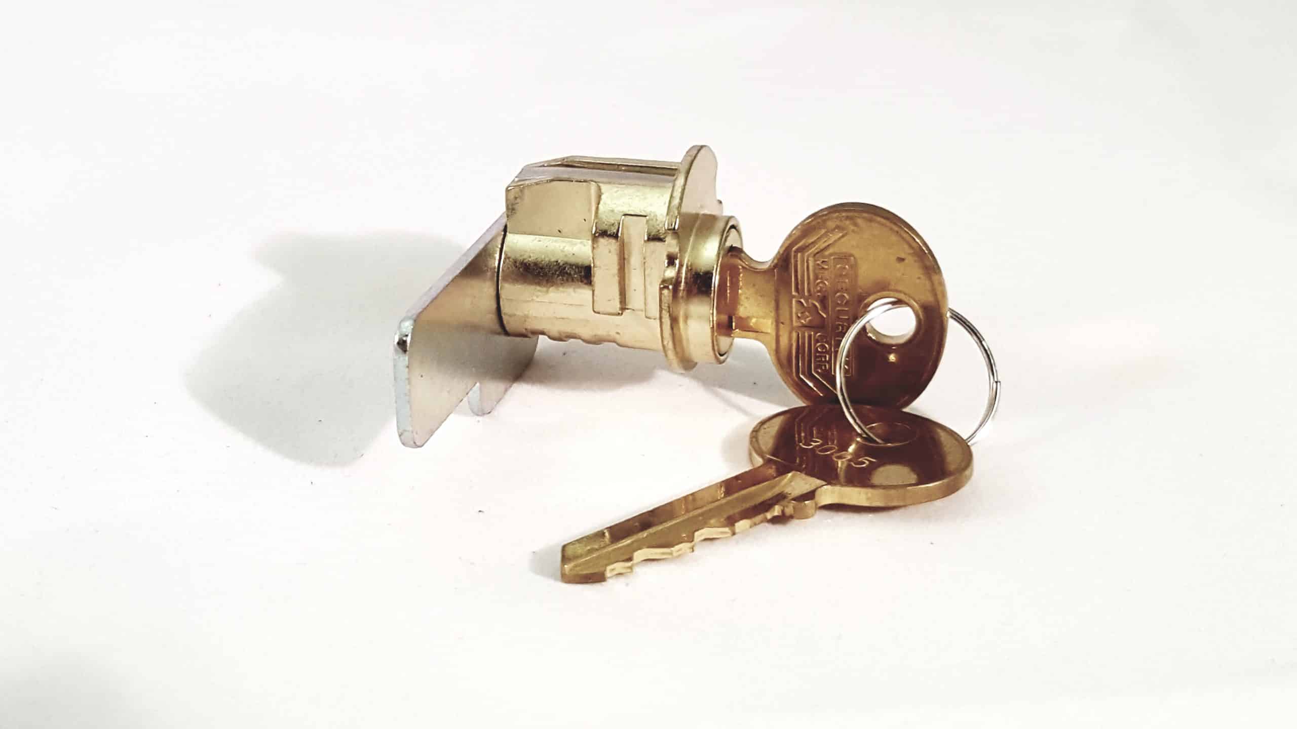 American Locker key and lock