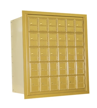 American Locker rev gold ups mail locker