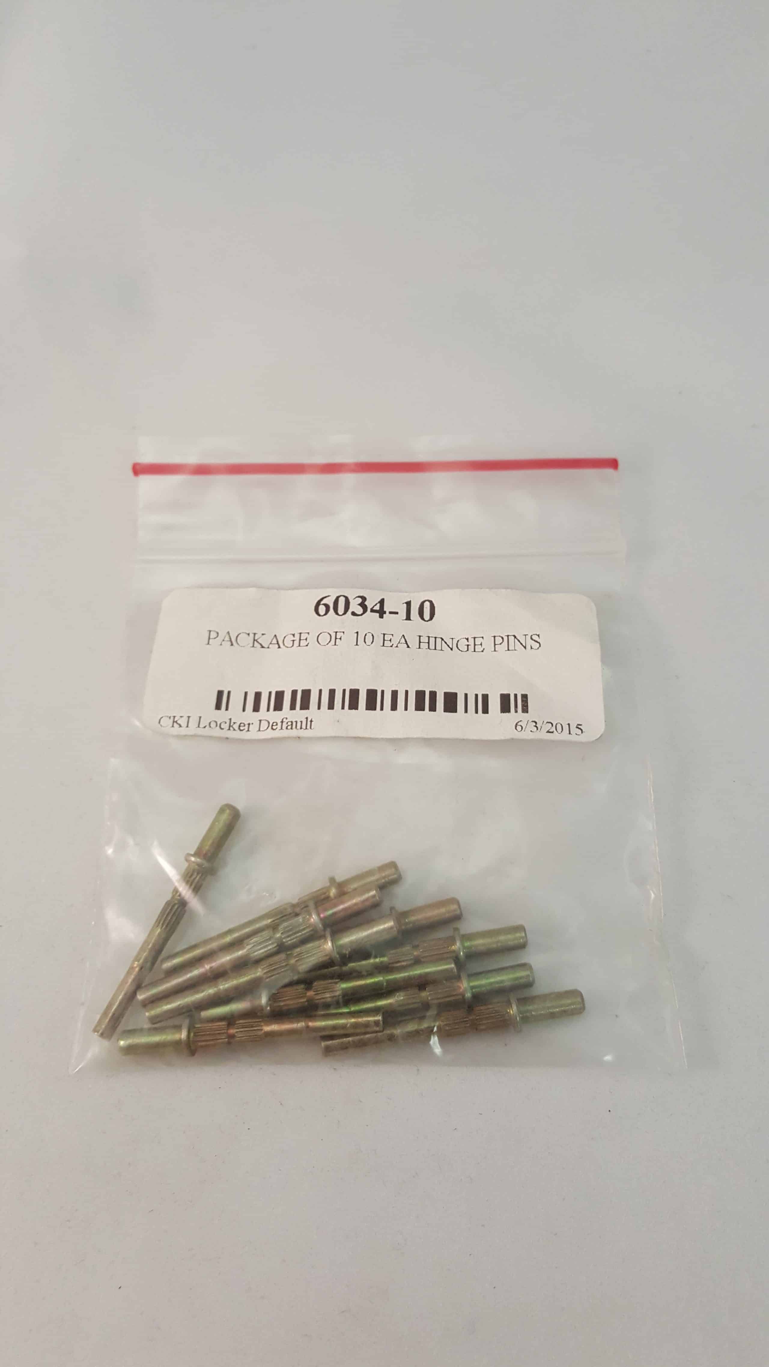 American Locker Package of 10 EA hinge pins