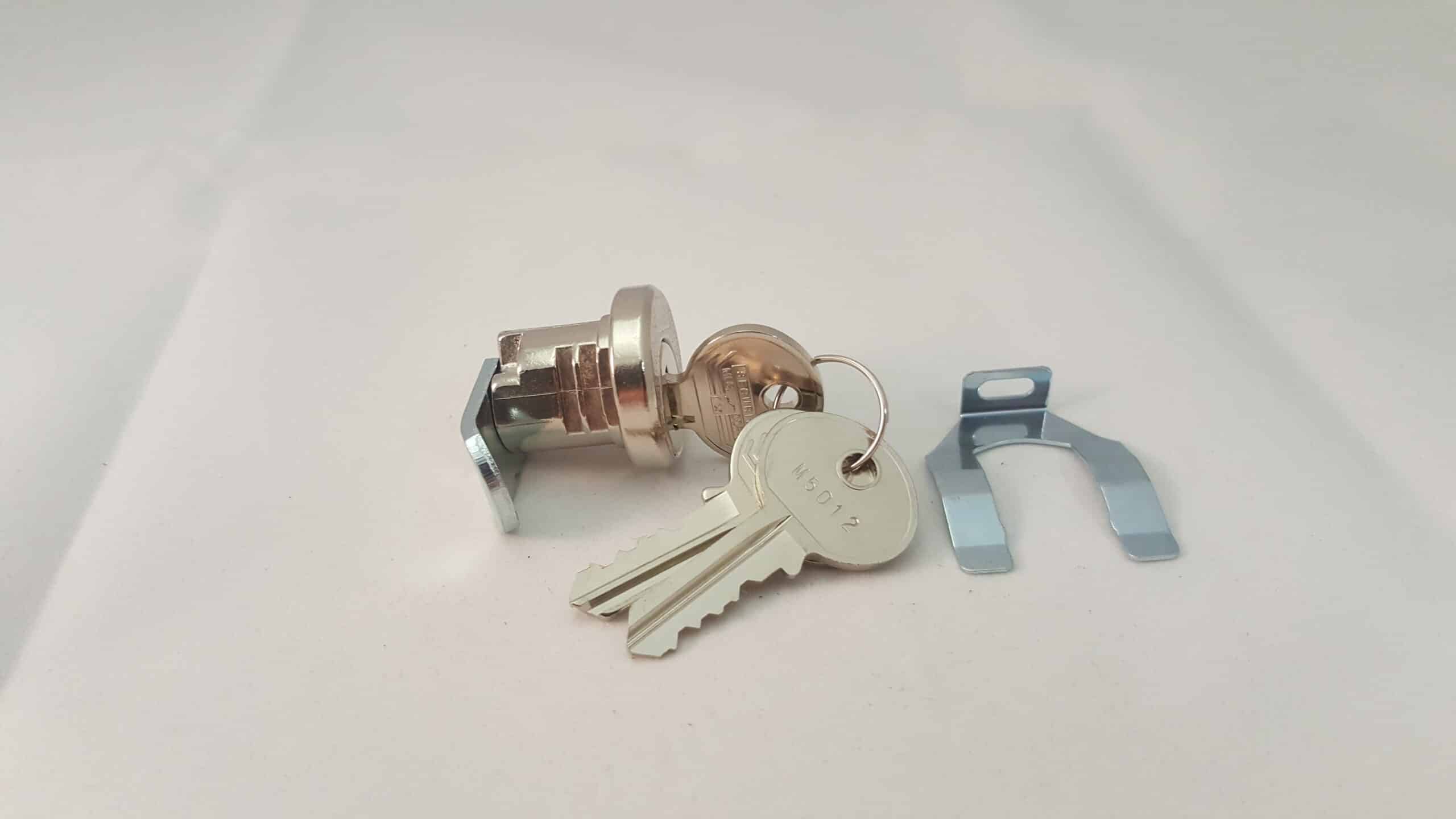 American Locker Key, Hinge, and lock display