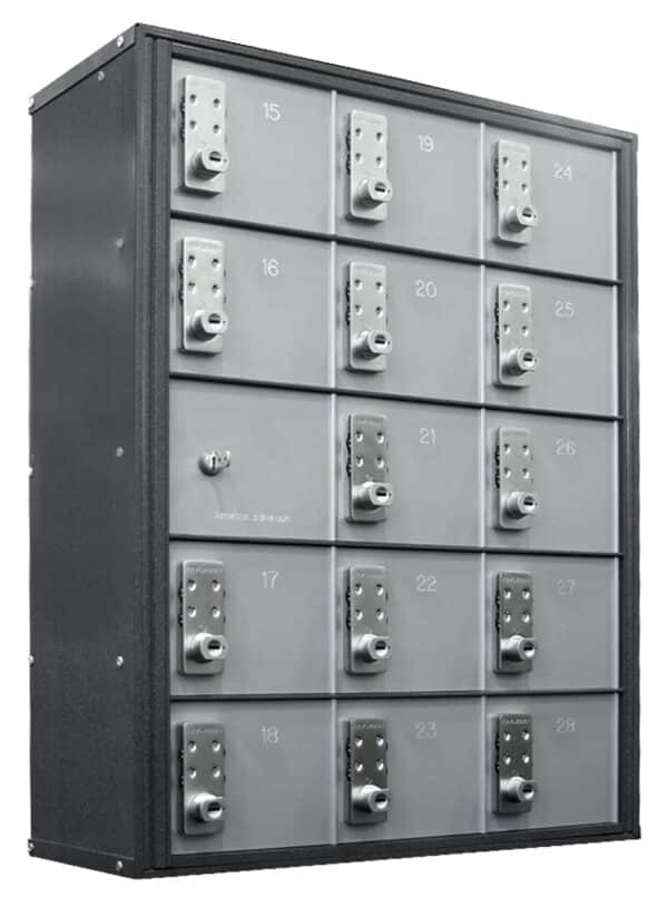 Keyless minicheck locker