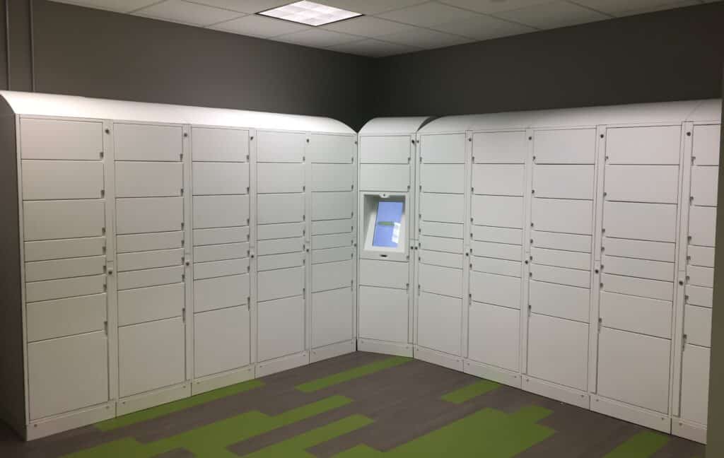 delivered parcel locker