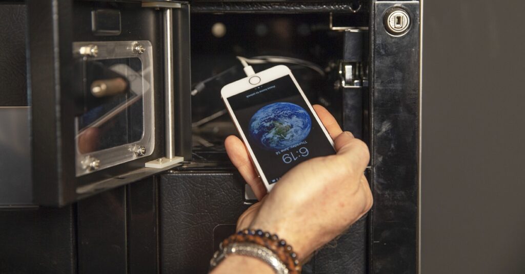 GUEST CELL PHONE CHARGING LOCKERS